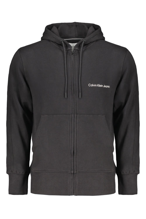CALVIN KLEIN MEN'S BLACK ZIP SWEATSHIRT-0